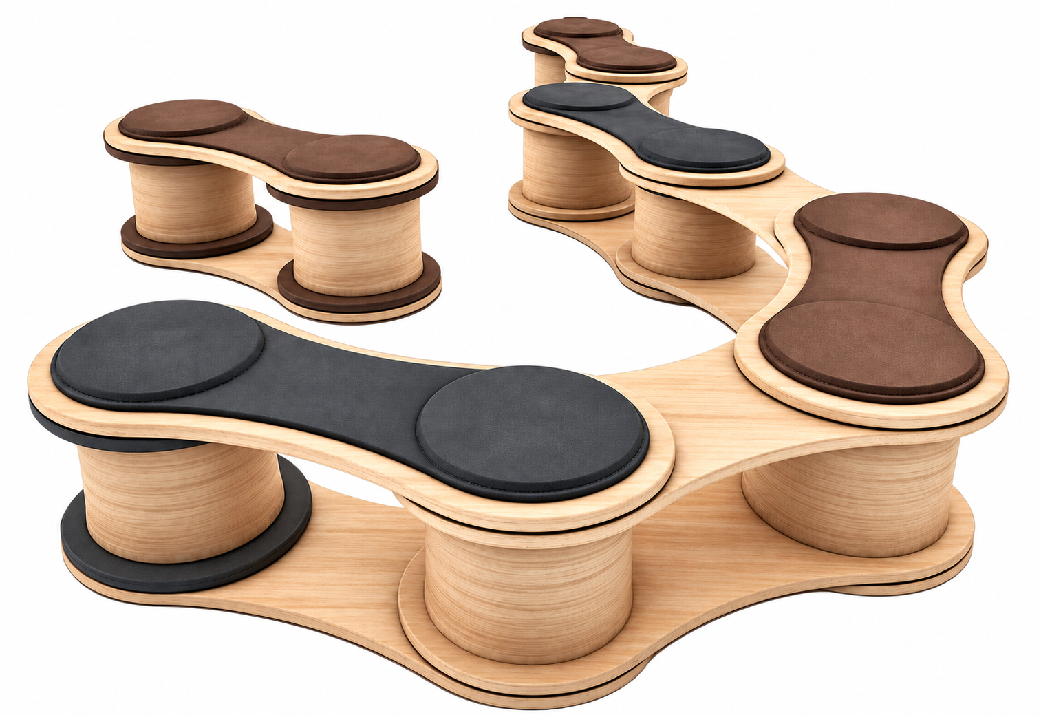 Contoured Assembly — modular seating