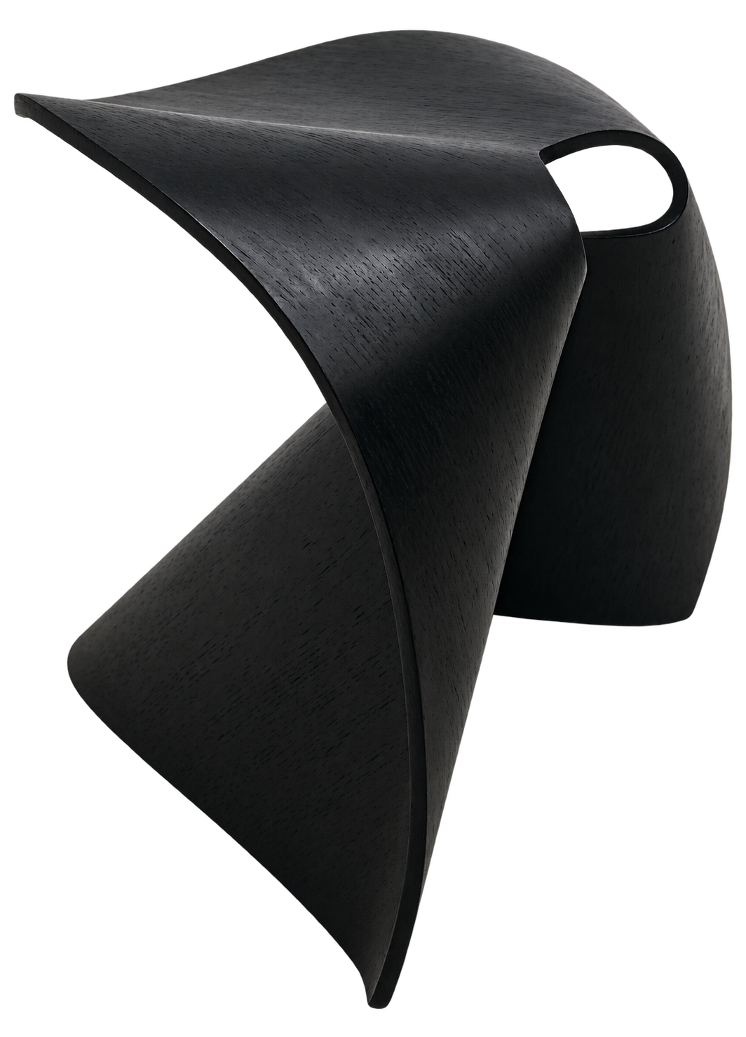 Sculpted Fold — sculptural timber form