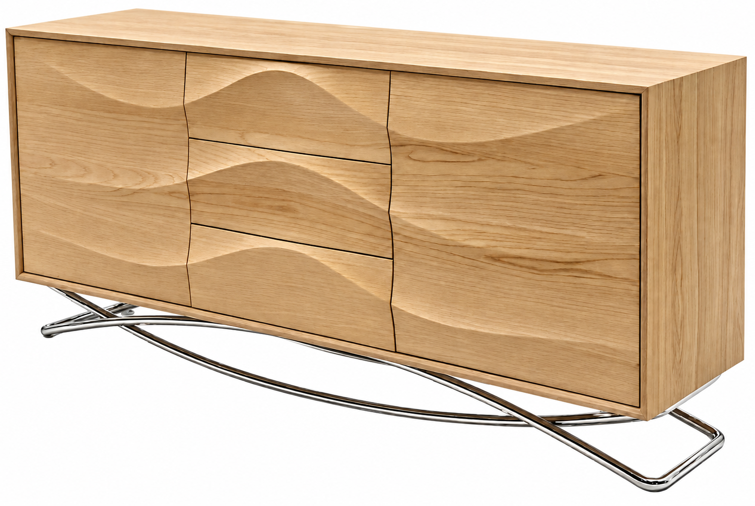 Wavefront Cabinet — relief-front sideboard